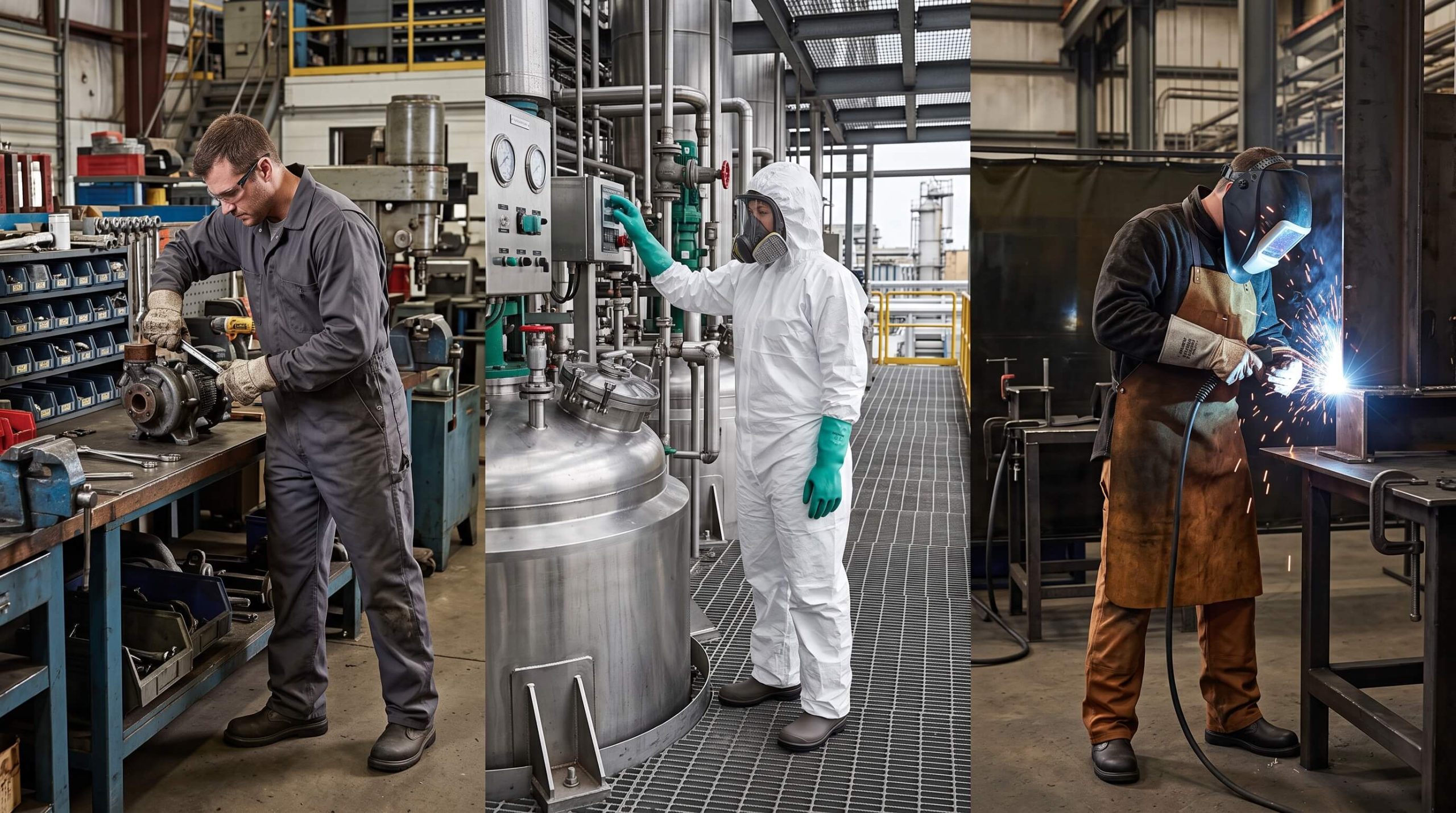 Pakaian pelindung seperti wearpack dan coverall sesuai risiko pekerjaan